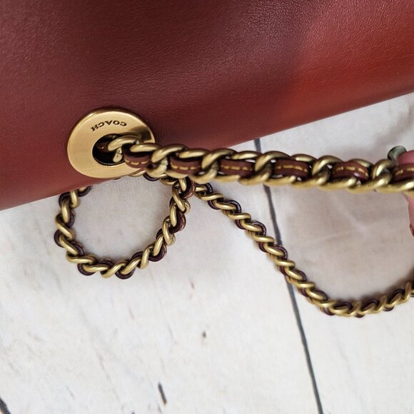 COACH Parker In Signature Canvas With Prairie Floral Print Shoulder Bag - Picture 8 of 14